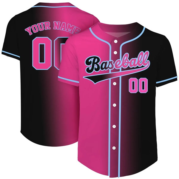 Custom Button Down Baseball Jersey (Full Dye Sublimation) - Custom Button Down Baseball Jersey (Full Dye Sublimation) - Image 5 of 35