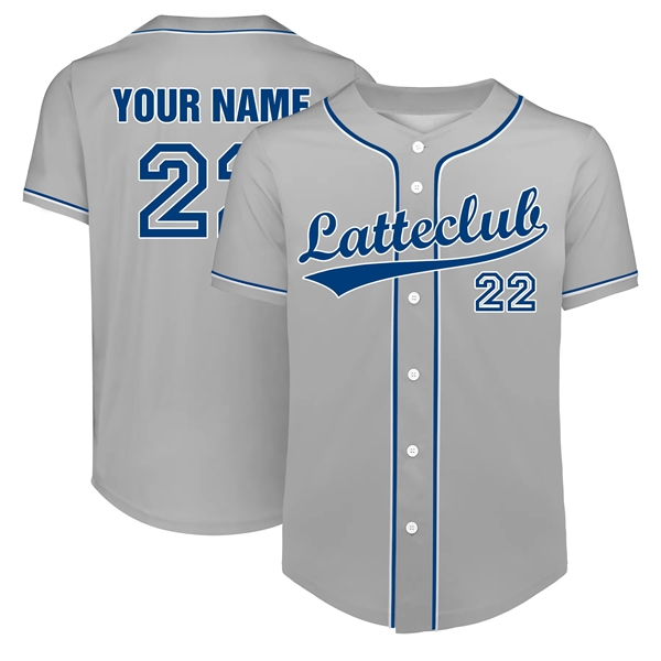 Custom Button Down Baseball Jersey (Full Dye Sublimation) - Custom Button Down Baseball Jersey (Full Dye Sublimation) - Image 10 of 35