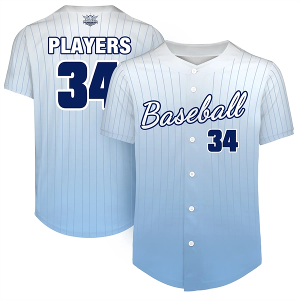 Custom Button Down Baseball Jersey (Full Dye Sublimation) - Custom Button Down Baseball Jersey (Full Dye Sublimation) - Image 11 of 35