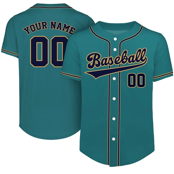 Custom Button Down Baseball Jersey (Full Dye Sublimation) - Custom Button Down Baseball Jersey (Full Dye Sublimation) - Image 14 of 35