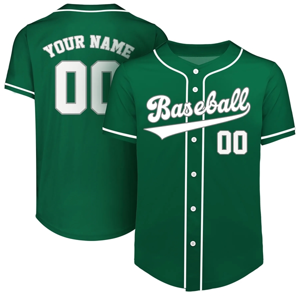 Custom Button Down Baseball Jersey (Full Dye Sublimation) - Custom Button Down Baseball Jersey (Full Dye Sublimation) - Image 17 of 35