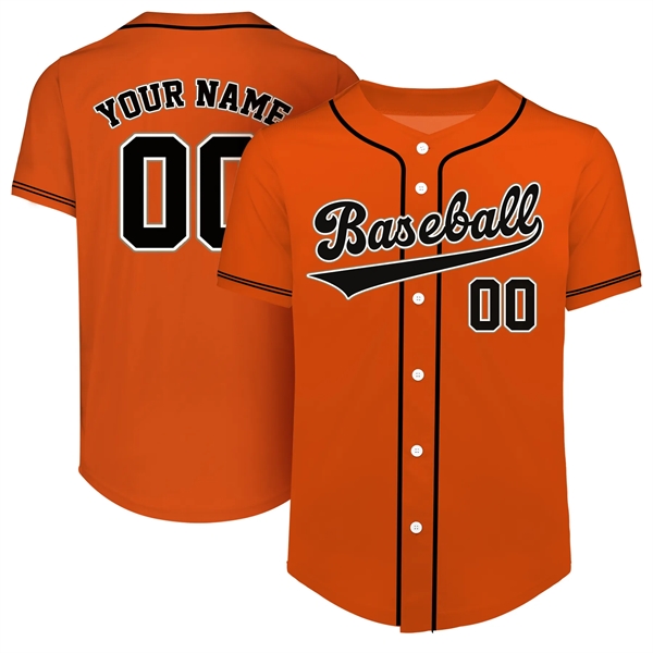 Custom Button Down Baseball Jersey (Full Dye Sublimation) - Custom Button Down Baseball Jersey (Full Dye Sublimation) - Image 18 of 35