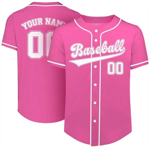 Custom Button Down Baseball Jersey (Full Dye Sublimation) - Custom Button Down Baseball Jersey (Full Dye Sublimation) - Image 19 of 35