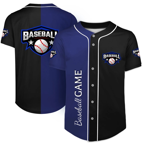 Custom Button Down Baseball Jersey (Full Dye Sublimation) - Custom Button Down Baseball Jersey (Full Dye Sublimation) - Image 21 of 35