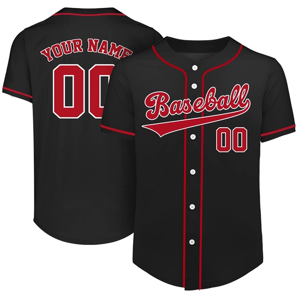 Custom Button Down Baseball Jersey (Full Dye Sublimation) - Custom Button Down Baseball Jersey (Full Dye Sublimation) - Image 23 of 35