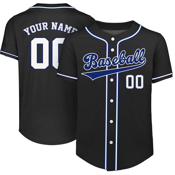 Custom Button Down Baseball Jersey (Full Dye Sublimation) - Custom Button Down Baseball Jersey (Full Dye Sublimation) - Image 24 of 35