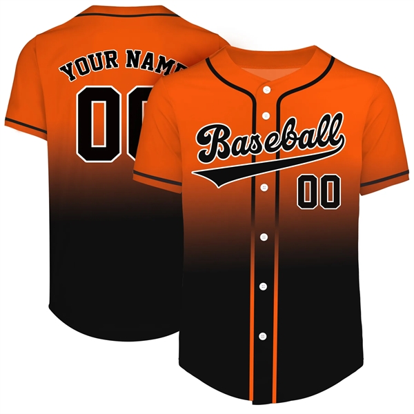 Custom Button Down Baseball Jersey (Full Dye Sublimation) - Custom Button Down Baseball Jersey (Full Dye Sublimation) - Image 25 of 35