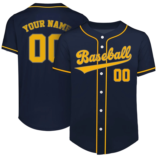 Custom Button Down Baseball Jersey (Full Dye Sublimation) - Custom Button Down Baseball Jersey (Full Dye Sublimation) - Image 29 of 35