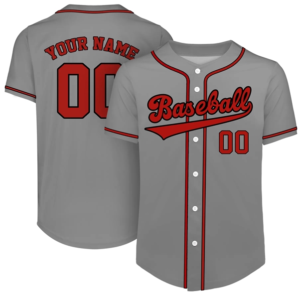 Custom Button Down Baseball Jersey (Full Dye Sublimation) - Custom Button Down Baseball Jersey (Full Dye Sublimation) - Image 30 of 35