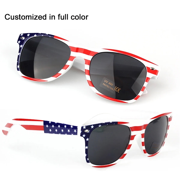 Customized Full Color Logo Sunglasses - Customized Full Color Logo Sunglasses - Image 1 of 1