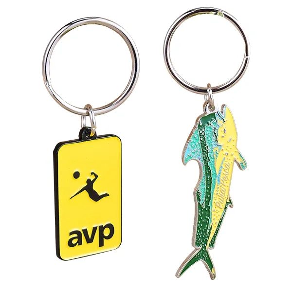 Soft Enamel Key Chain - 1.5" - Soft Enamel Key Chain - 1.5" - Image 5 of 7