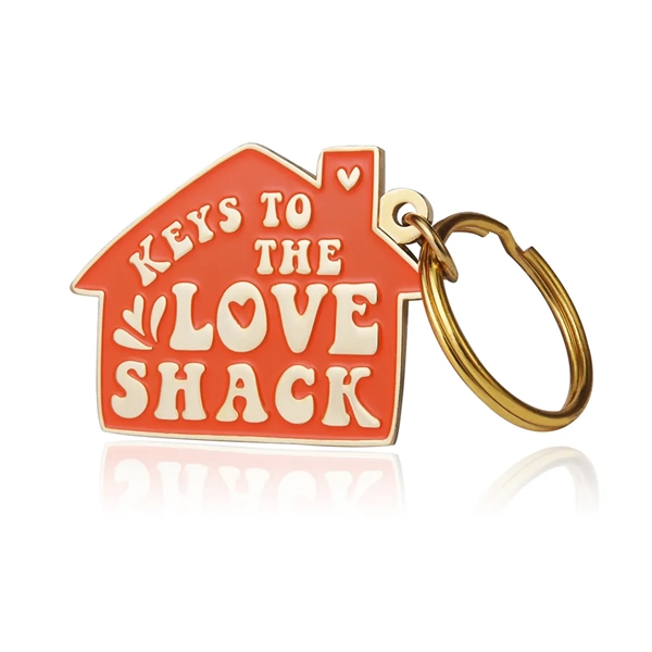 Soft Enamel Key Chain - 1.5" - Soft Enamel Key Chain - 1.5" - Image 4 of 7