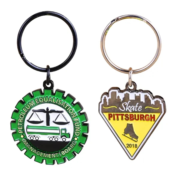 Soft Enamel Key Chain - 1.5" - Soft Enamel Key Chain - 1.5" - Image 6 of 7