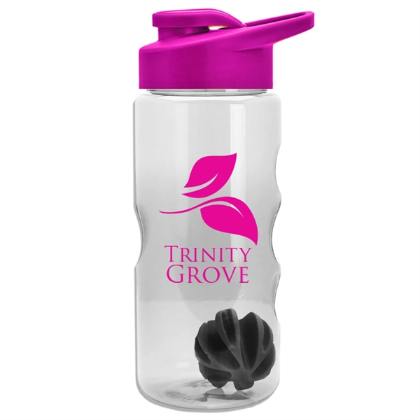 22 Oz. Mini Shaker Bottle with Drink Thru Lid - 22 Oz. Mini Shaker Bottle with Drink Thru Lid - Image 1 of 2