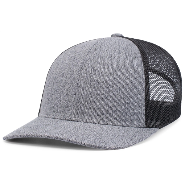 Melange Heather Low-Profile Trucker - Melange Heather Low-Profile Trucker - Image 1 of 8