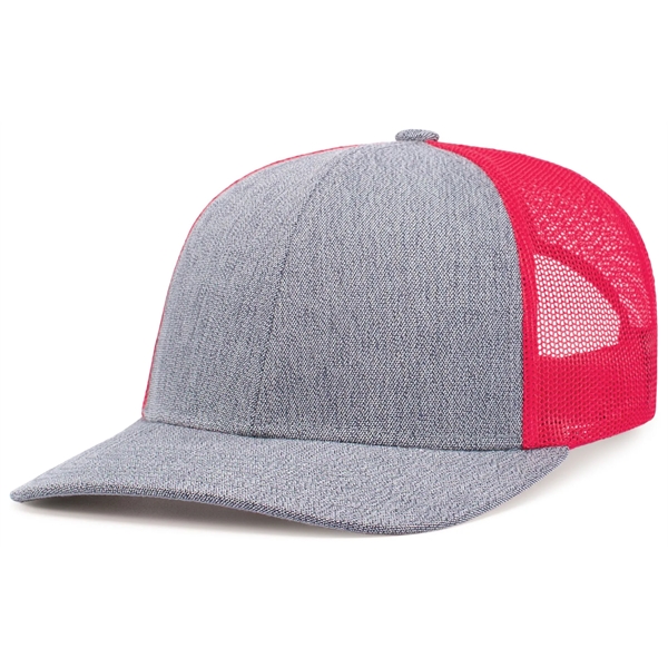 Melange Heather Low-Profile Trucker - Melange Heather Low-Profile Trucker - Image 5 of 8