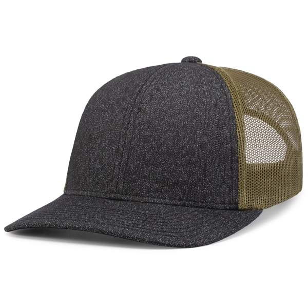 Melange Heather Low-Profile Trucker - Melange Heather Low-Profile Trucker - Image 7 of 8