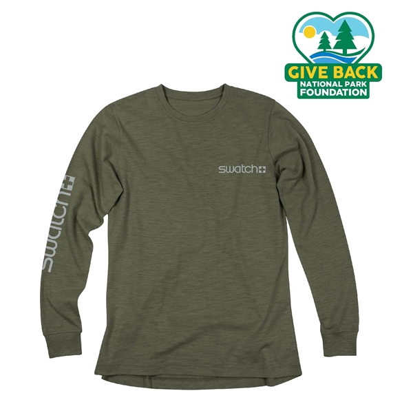 ACE Ladies' Long Sleeve Slub T-Shirt - ACE Ladies' Long Sleeve Slub T-Shirt - Image 0 of 2