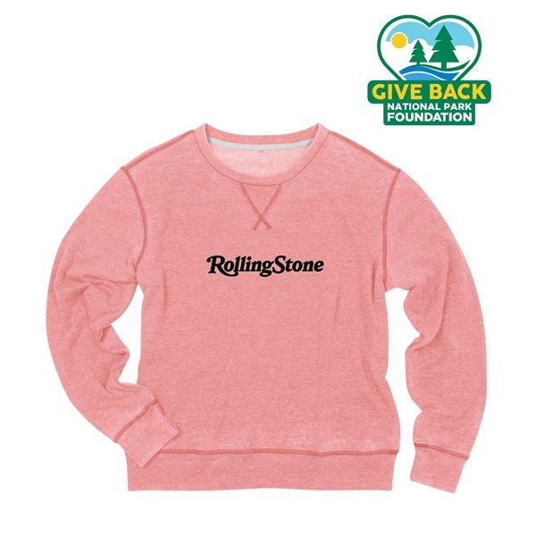 ACE Ladies Burnout Wash Sweatshirt - ACE Ladies Burnout Wash Sweatshirt - Image 1 of 3