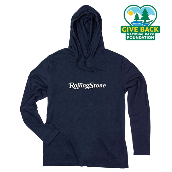 ACE Adult Long Sleeve Slub Hooded T-Shirt - ACE Adult Long Sleeve Slub Hooded T-Shirt - Image 5 of 5