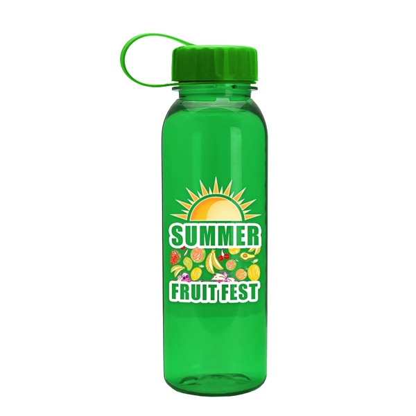 24 Oz. Bottle w/ Tethered Lid - Digital Imprint - 24 Oz. Bottle w/ Tethered Lid - Digital Imprint - Image 4 of 9