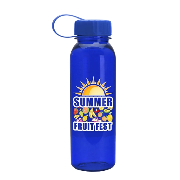 24 Oz. Bottle w/ Tethered Lid - Digital Imprint - 24 Oz. Bottle w/ Tethered Lid - Digital Imprint - Image 5 of 9