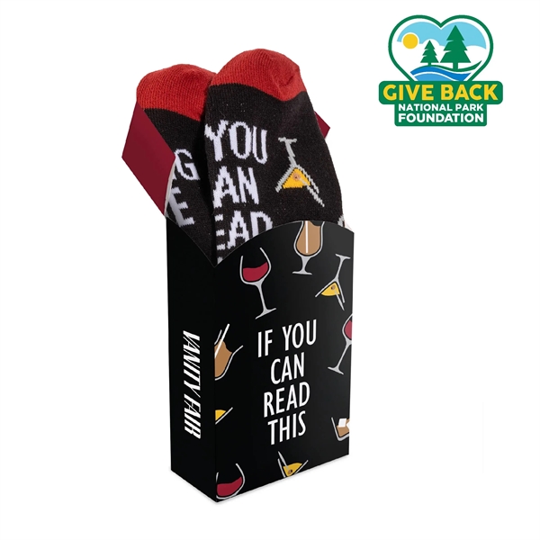 ACE Cocktail Themed Socks in Flip Top Box - ACE Cocktail Themed Socks in Flip Top Box - Image 1 of 1