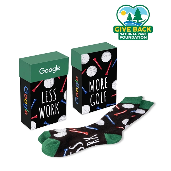ACE Golf Themed Socks in Flip Top Box - ACE Golf Themed Socks in Flip Top Box - Image 0 of 1