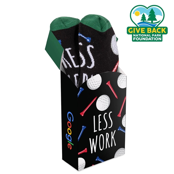 ACE Golf Themed Socks in Flip Top Box - ACE Golf Themed Socks in Flip Top Box - Image 1 of 1