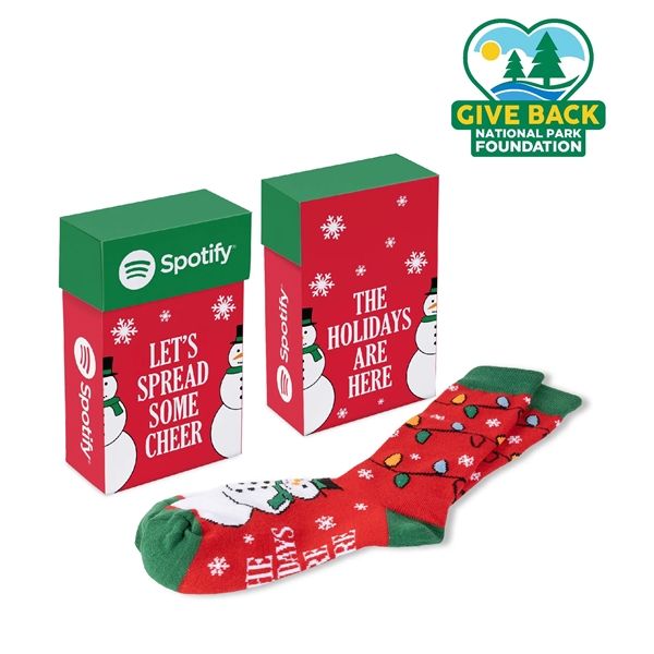 ACE Holiday Themed Socks in Flip Top Box - ACE Holiday Themed Socks in Flip Top Box - Image 0 of 1
