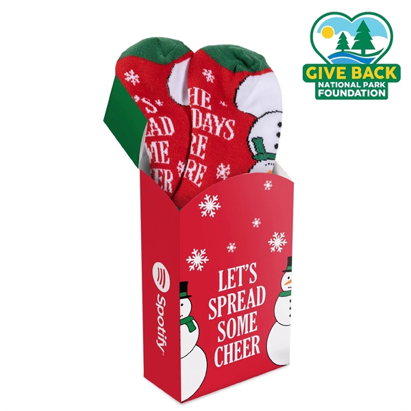 ACE Holiday Themed Socks in Flip Top Box - ACE Holiday Themed Socks in Flip Top Box - Image 1 of 1