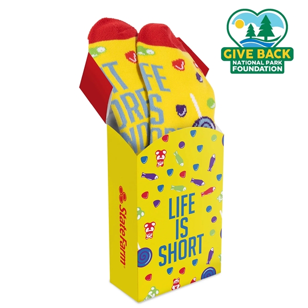 ACE Candy Themed Socks in Flip Top Box - ACE Candy Themed Socks in Flip Top Box - Image 1 of 1
