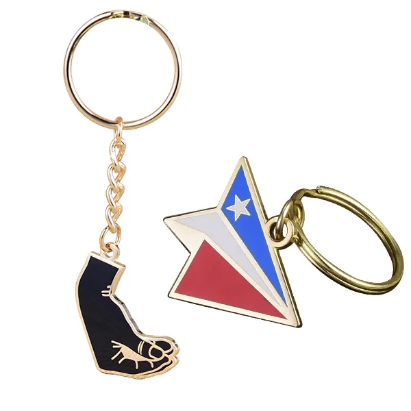Hard Enamel Key Chain 1"- 2.5" - Hard Enamel Key Chain 1"- 2.5" - Image 2 of 10