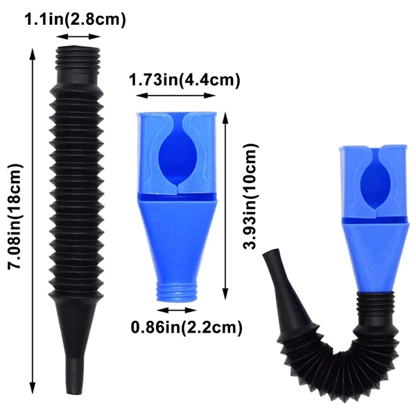 Retractable Auto Flexible Fuel Funnel - Retractable Auto Flexible Fuel Funnel - Image 1 of 2