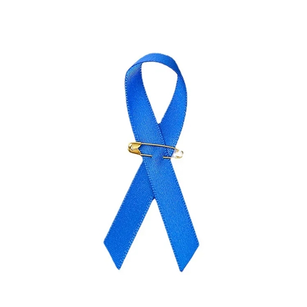 Satin Ribbon Pin Lapel - Satin Ribbon Pin Lapel - Image 3 of 4