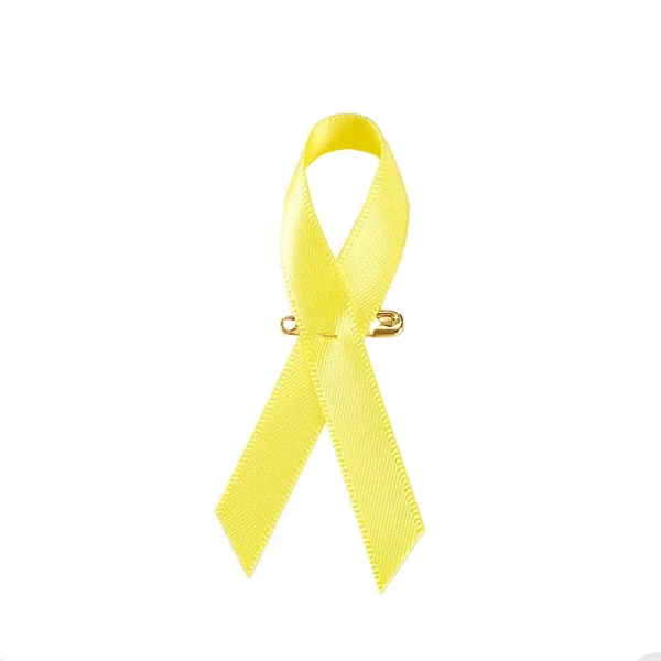 Satin Ribbon Pin Lapel - Satin Ribbon Pin Lapel - Image 4 of 4