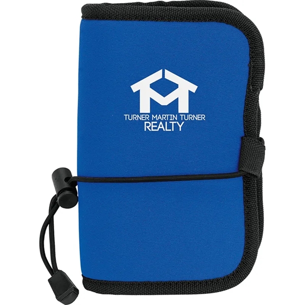 Somalia Neoprene Roll-Up Tech Organizer - Somalia Neoprene Roll-Up Tech Organizer - Image 2 of 2