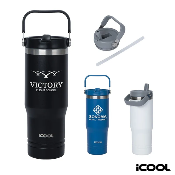 iCOOL® Mojave 30 oz. Vacuum Insulated Tumbler - iCOOL® Mojave 30 oz. Vacuum Insulated Tumbler - Image 0 of 13