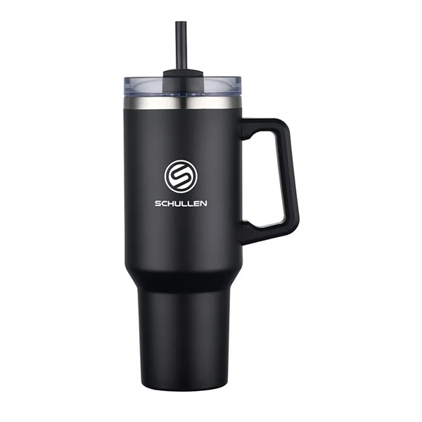 Lucas 40 oz. Double Wall, Stainless Steel Travel Mug - Lucas 40 oz. Double Wall, Stainless Steel Travel Mug - Image 4 of 37