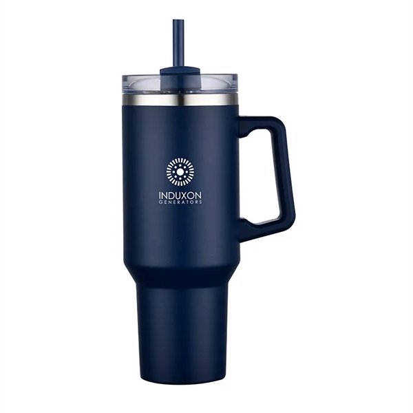 Lucas 40 oz. Double Wall, Stainless Steel Travel Mug - Lucas 40 oz. Double Wall, Stainless Steel Travel Mug - Image 17 of 37