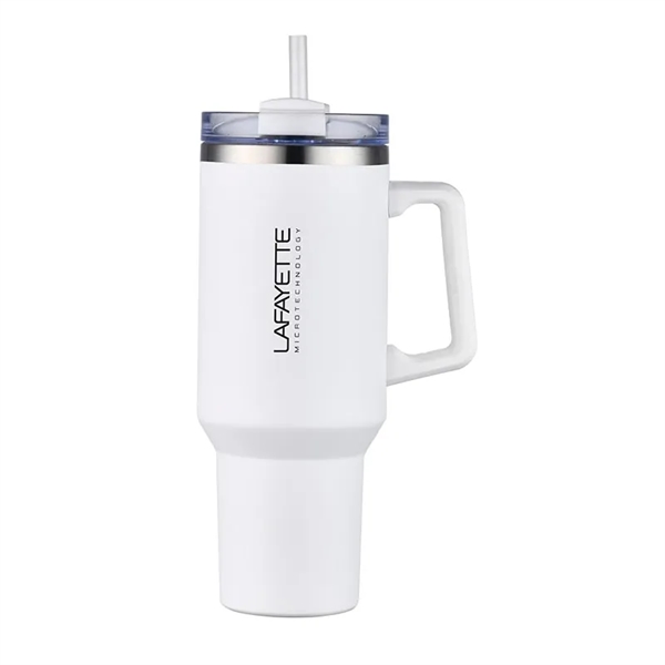 Lucas 40 oz. Double Wall, Stainless Steel Travel Mug - Lucas 40 oz. Double Wall, Stainless Steel Travel Mug - Image 23 of 37