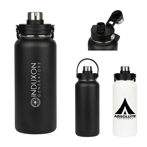 Neptune 34 oz. Double Wall Stainless Steel Water Bottle - Neptune 34 oz. Double Wall Stainless Steel Water Bottle - Image 0 of 12