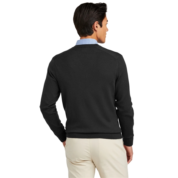 Brooks Brothers Washable Merino V-Neck Sweater - Brooks Brothers Washable Merino V-Neck Sweater - Image 1 of 19