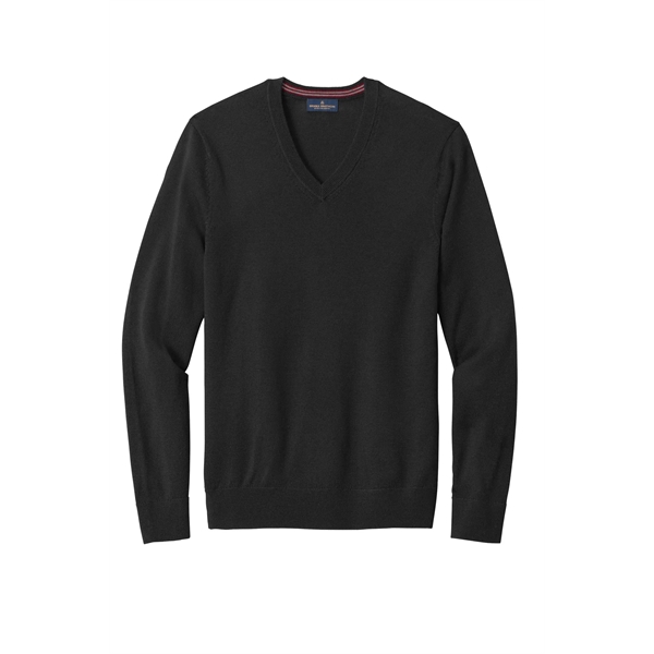 Brooks Brothers Washable Merino V-Neck Sweater - Brooks Brothers Washable Merino V-Neck Sweater - Image 3 of 19