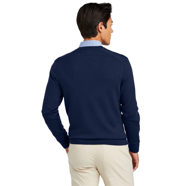 Brooks Brothers Washable Merino V-Neck Sweater - Brooks Brothers Washable Merino V-Neck Sweater - Image 5 of 19