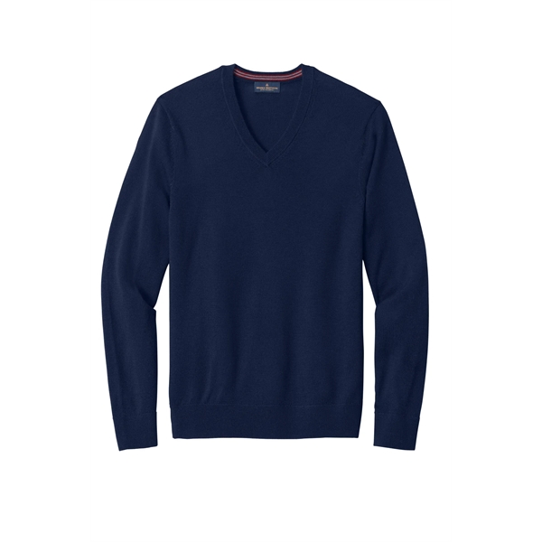 Brooks Brothers Washable Merino V-Neck Sweater - Brooks Brothers Washable Merino V-Neck Sweater - Image 7 of 19