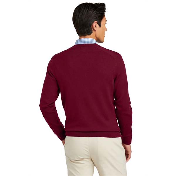 Brooks Brothers Washable Merino V-Neck Sweater - Brooks Brothers Washable Merino V-Neck Sweater - Image 10 of 19