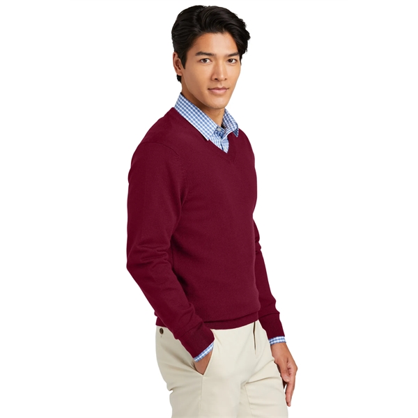 Brooks Brothers Washable Merino V-Neck Sweater - Brooks Brothers Washable Merino V-Neck Sweater - Image 11 of 19