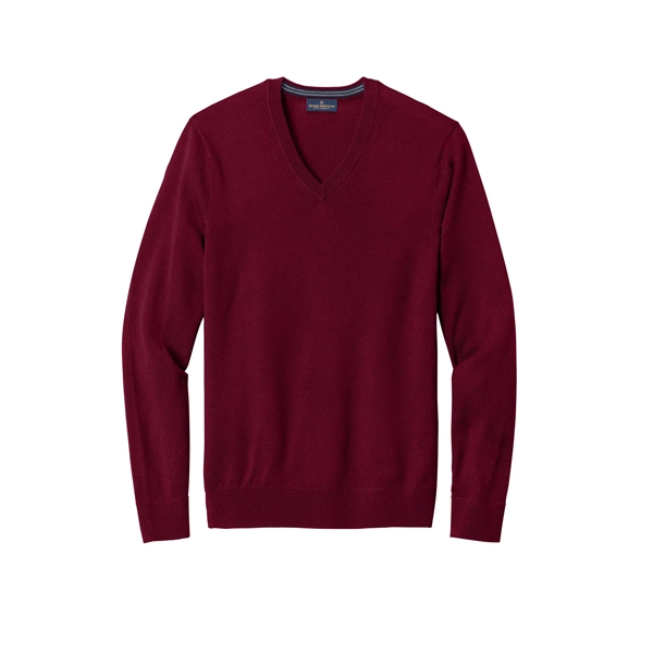 Brooks Brothers Washable Merino V-Neck Sweater - Brooks Brothers Washable Merino V-Neck Sweater - Image 12 of 19