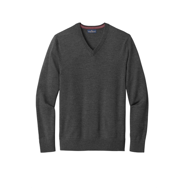 Brooks Brothers Washable Merino V-Neck Sweater - Brooks Brothers Washable Merino V-Neck Sweater - Image 17 of 19